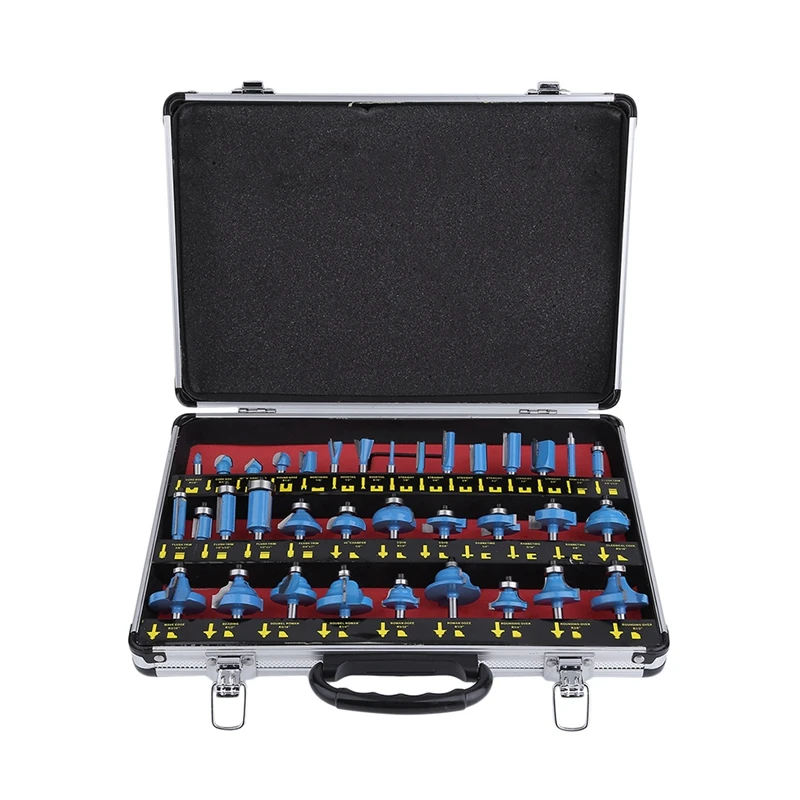 35 шт./компл. 1/4In ручка быстроходный деревообрабатывающий фрезерный станок бит