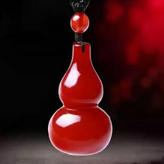 Натуральный красный агат халцедон колье с кулоном Тыква свитер цепи ювелирные