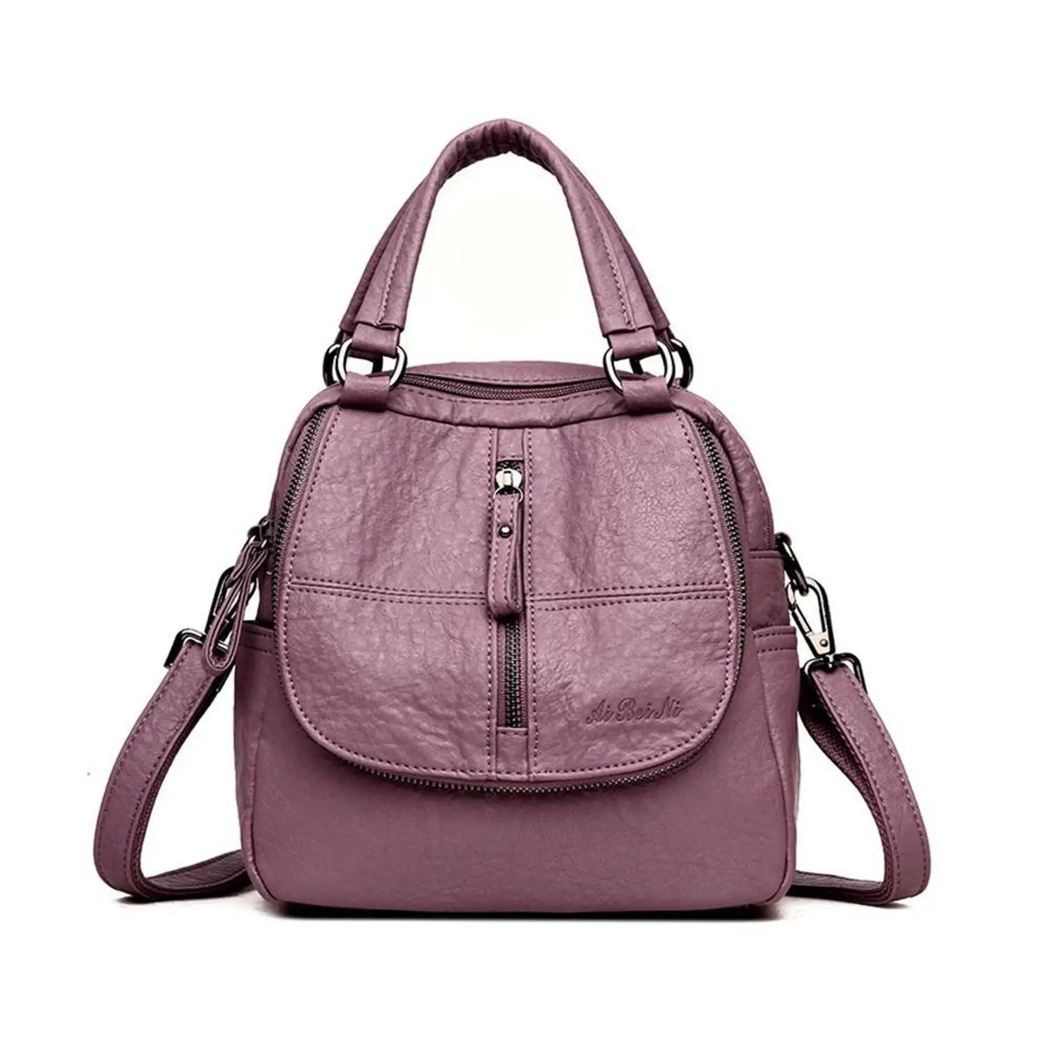 violet Роскошные женские рюкзаки из искусственной кожи Школьные сумки для девочек модный женский походный рюкзак - Цвет: violet