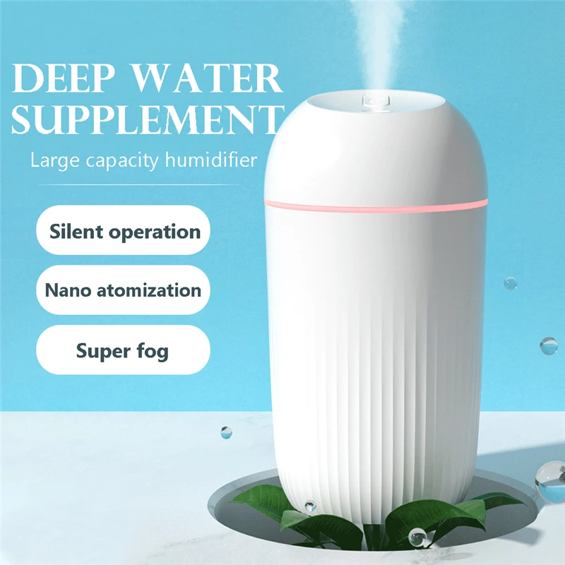 400 мл увлажнитель воздуха высокого Ёмкость с светодиодный ночной Светильник