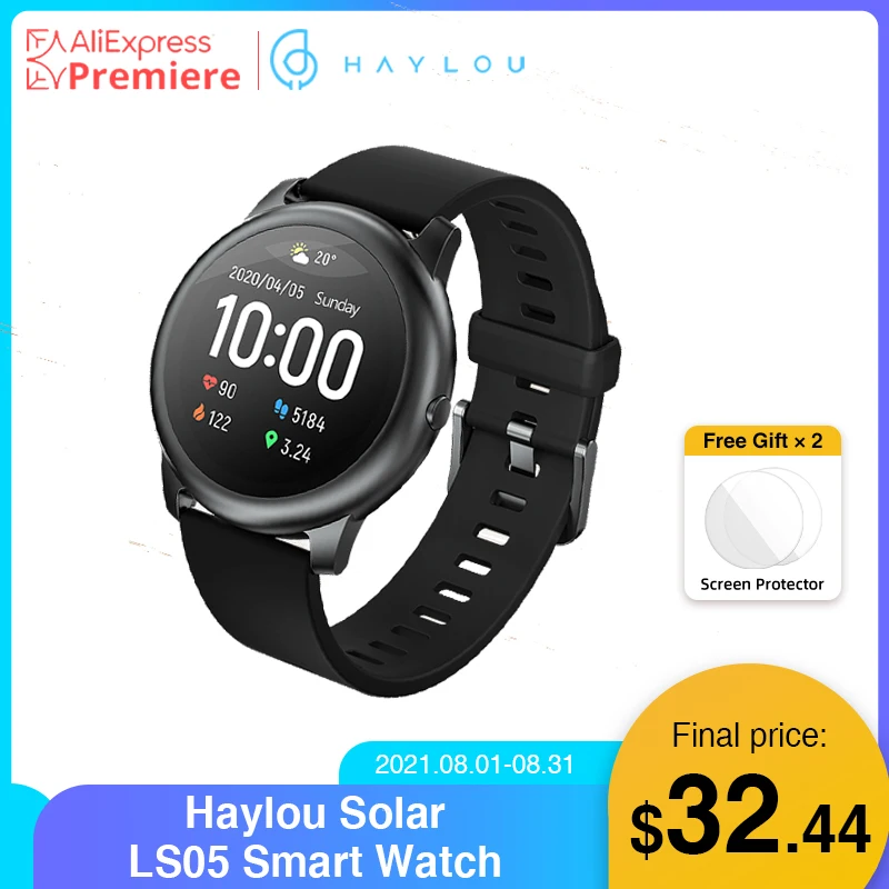 

Смарт-часы Haylou Solar LS05, спортивные, водостойкие, IP68, iOS, Android