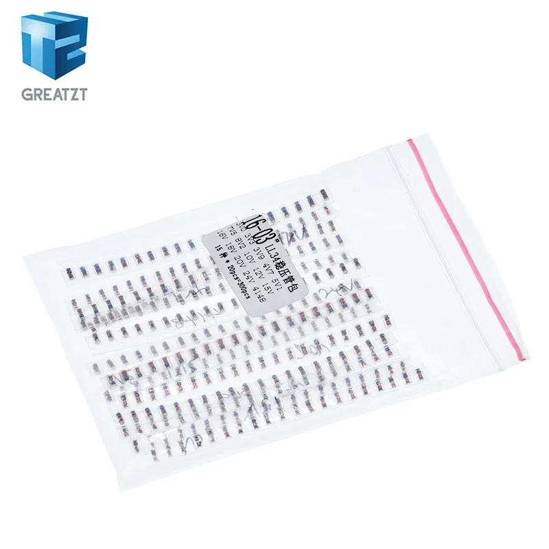 TZT LL34 SMD Зенер пакет диодов 1/2 Вт 3в 24в 15 видов * 20 шт = 300 1N4148 комплект|Диоды| |