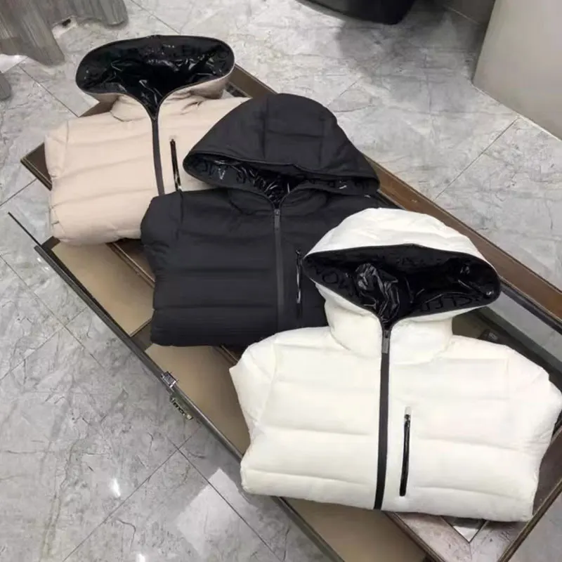 

Женская зимняя куртка с капюшоном, новая теплая пуховая куртка, женское роскошное Брендовое классическое короткое пальто, Модная приталенн...