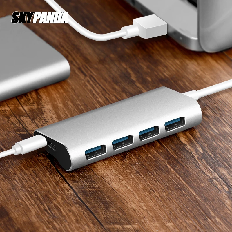 4-портовый концентратор USB 3 0 кабель 6 м/1 м + адаптер питания 5 в 2 А сплиттер из