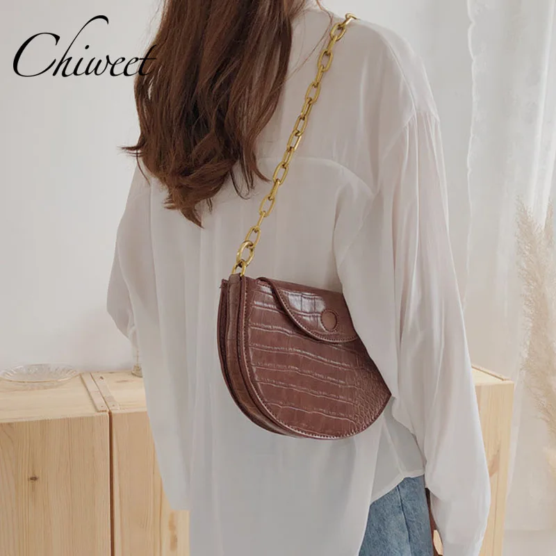 Ins/брендовые кожаные женские роскошные сумки с узором крокодиловая кожа