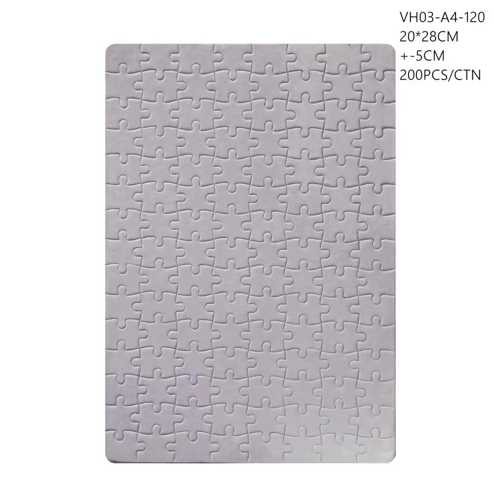28*20см термопереносная бумага для термопереносной головоломки DIY пустой подарочной дизайна сублимационной печати