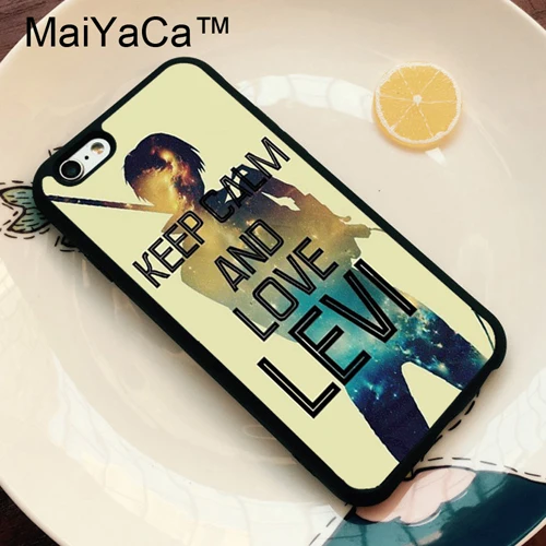 4624 MaiYaCa Levi Ackerman атака на Титанов ТПУ Пластиковый чехол для телефона для iPhone 11 Pro MAX X XR XS MAX 6 6s 7 8 Plus 5S задняя крышка чехол - Цвет: 4624