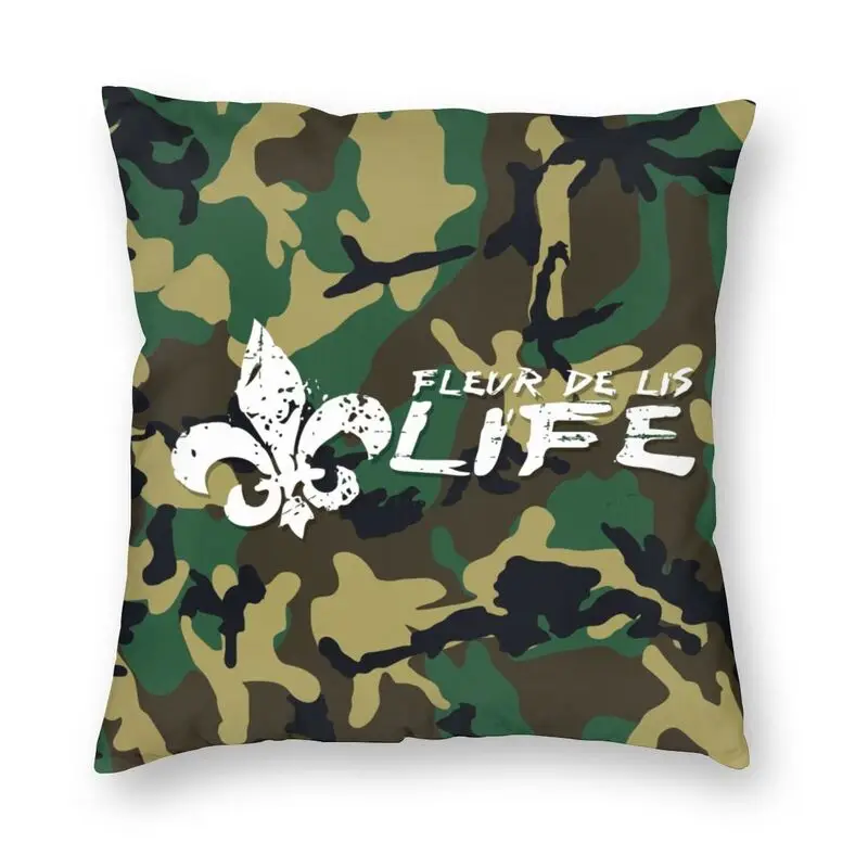 

Квадратный декоративный чехол для подушки с рисунком цветов и лилии