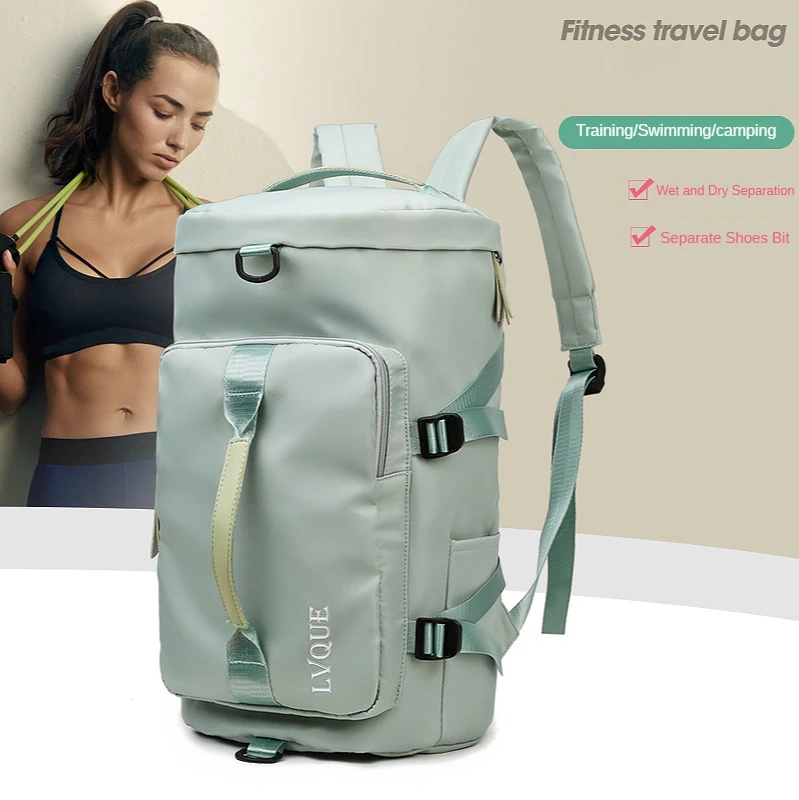

Sports Fitness Bag Gym Dry Wet Separation Shoes Training Yoga Bag Hand Luggage For Short Distance laguageTravel Backpack