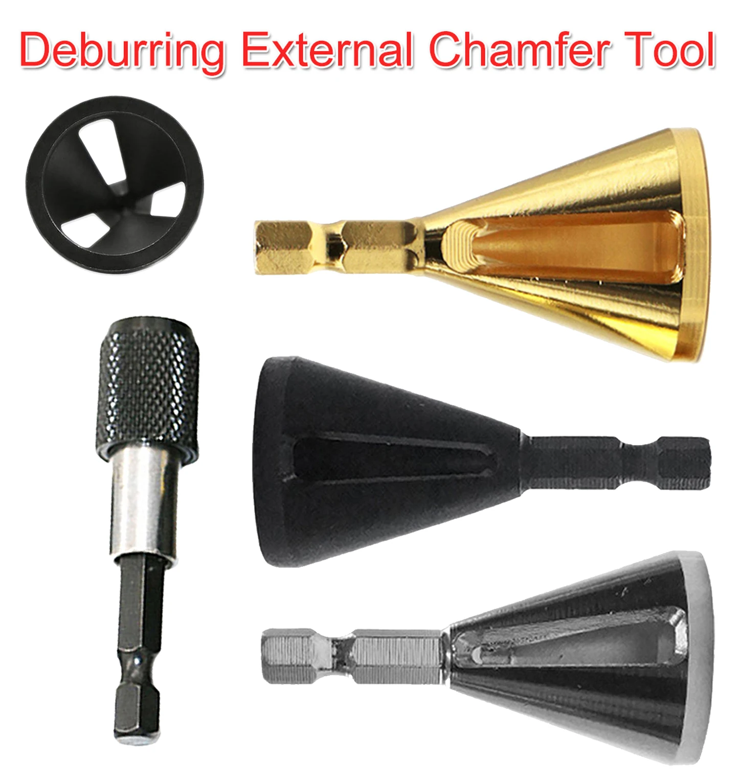 

Remove Burr 1/4 Hex Steel Deburring External Chamfer Tool High Strength Hardness Drill Bit for Stainless Steel/ Wood/ Plastic