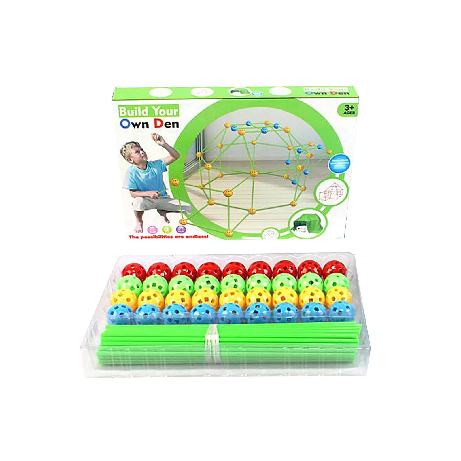 

2021 New DIY Assembly Educational Children Tent Toy Building Building Toy Kits Boys And Girls Gifts Spatial Thinking Games #Y10