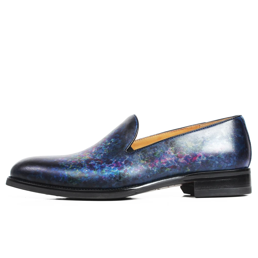 Мужские мокасины Vikeduo из натуральной кожи повседневные туфли ручной работы для