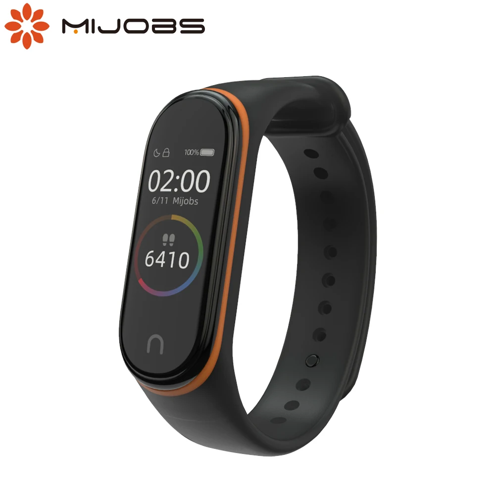 Ремешок для браслета Xiaomi Mi Band 4 силиконовый ремешок 3 умные аксессуары глобальная