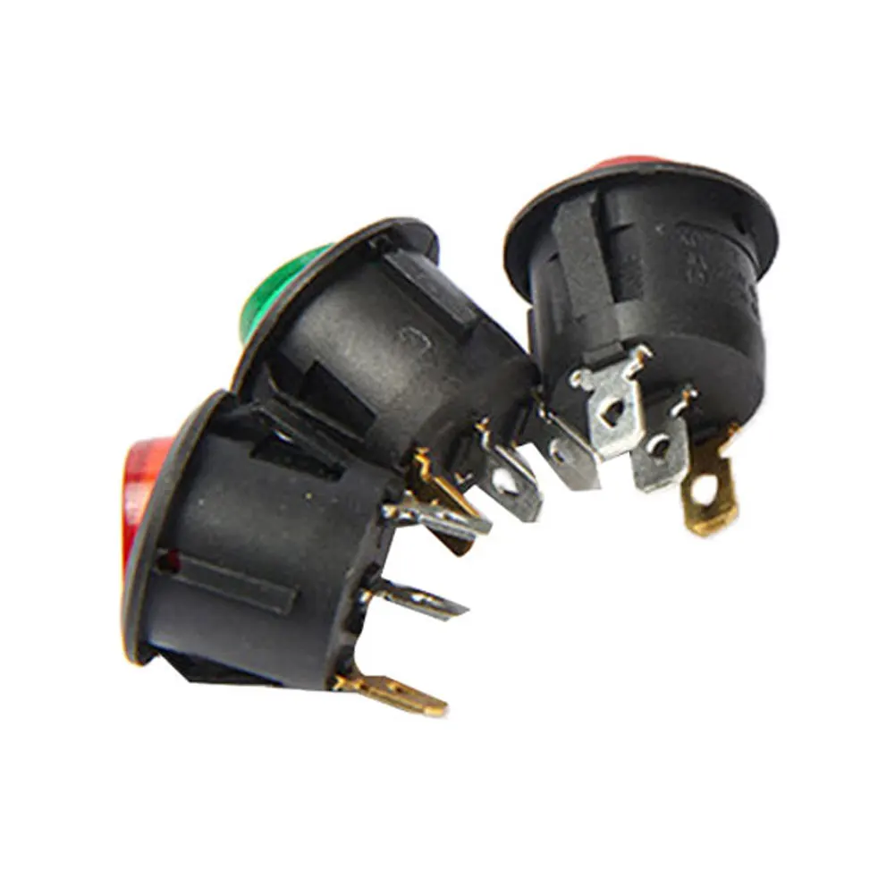12V DC 20A 20mm отверстие подходит освещенный сигнальный светильник круглый