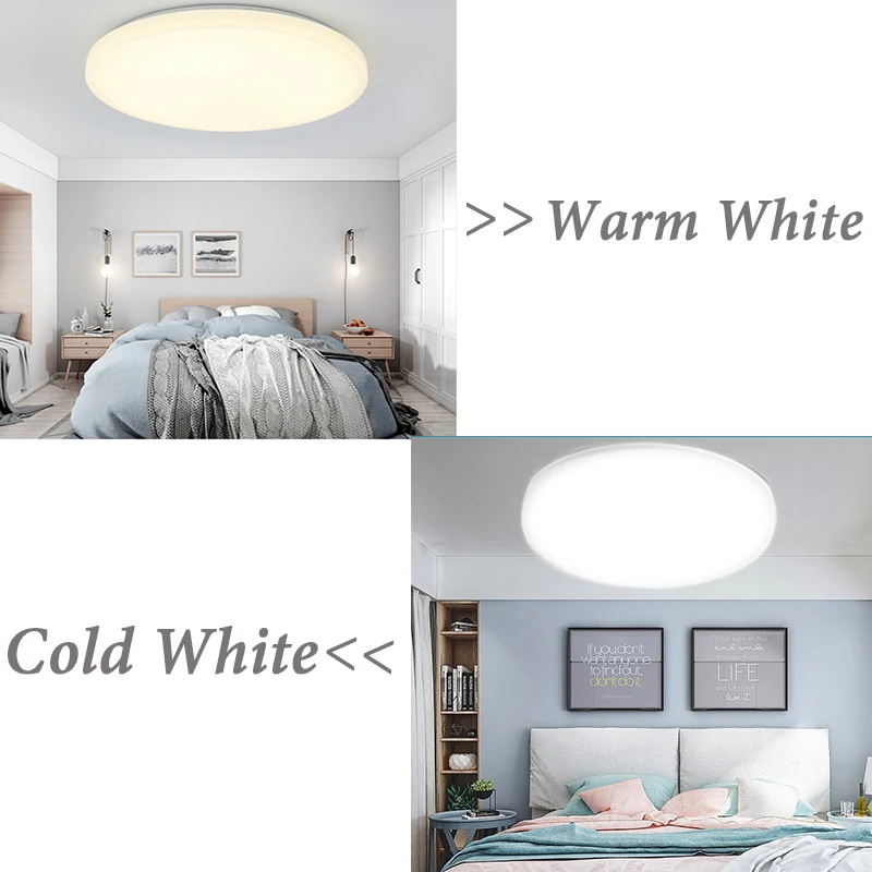 Modern Led Ceiling Lights Fixtures 15W 20W 30W 50W Surface Lamp 220V Panel for Living Room Kitchen Home Decor | Лампы и освещение