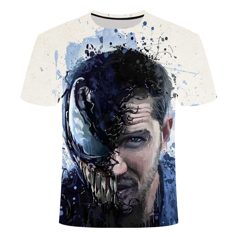 New Men/women T Shirts Venom Compression Shirt 3D Printed Summer Short Sleeve avenger sweatshirt gym hiphop large size 6XL