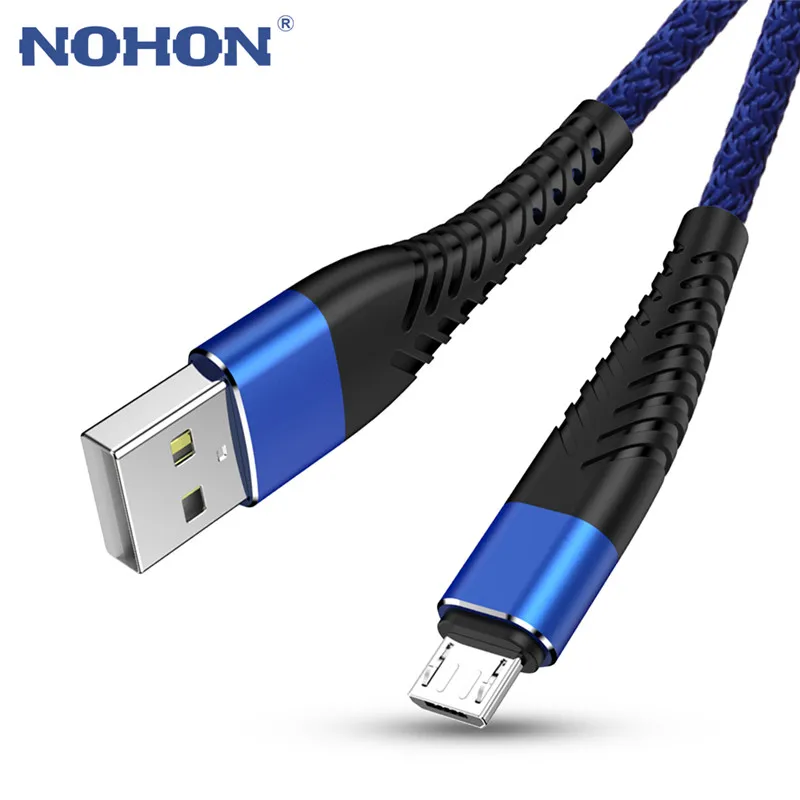 Кабель Micro USB 1 м 2 3 быстрая зарядка для Samsung S7 S6 Xiaomi Redmi Note 4 5 Pro Android мобильный