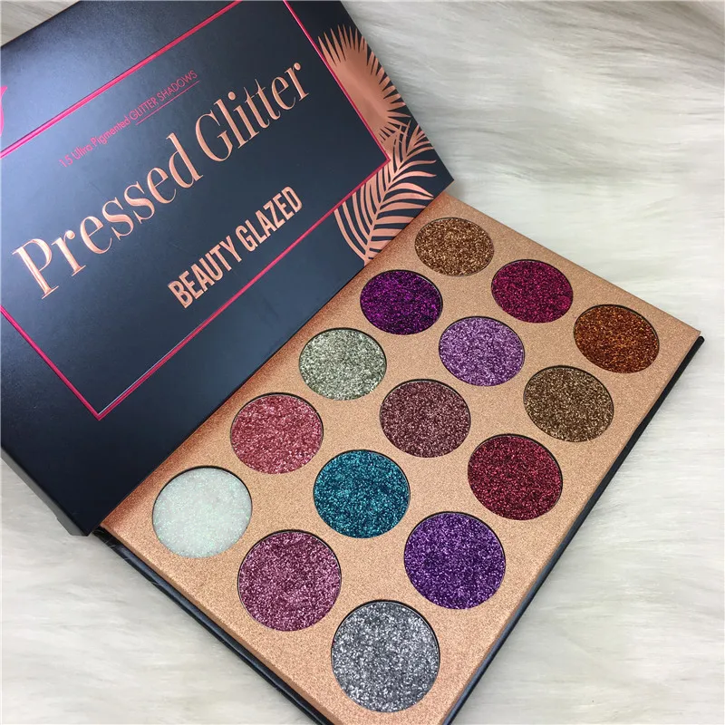 2018 Beauty Glazed 15 видов цветов мерцающие матовые пигментные Блестки для макияжа