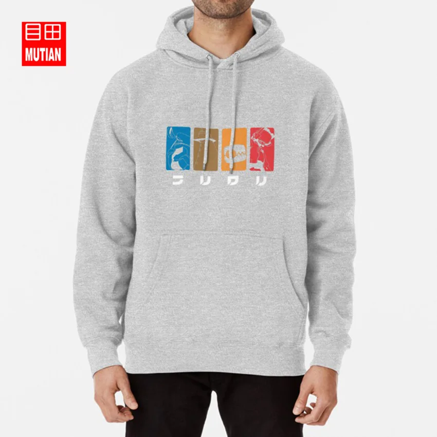 FLCL толстовки свитшоты flcl fooly cooly haruko аниме мех японский geek nerdy gainax Манга|Мужские и