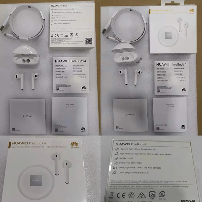 huawei freebuds 4 tws earphone bluetooth semi open active noise reduction 2 0 high resolution sound quality free global shipping