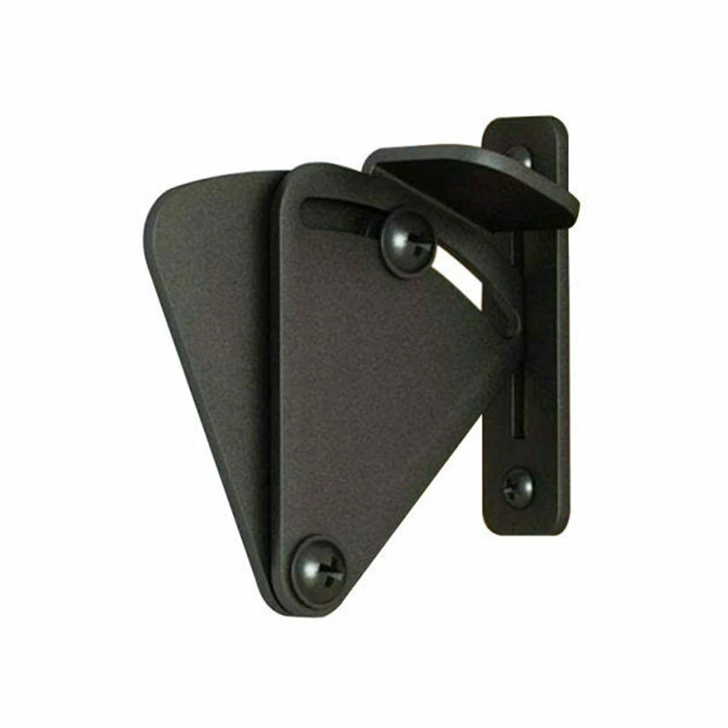 Комплект дверного замка из нержавеющей стали черный раздвижной задвижной сарай