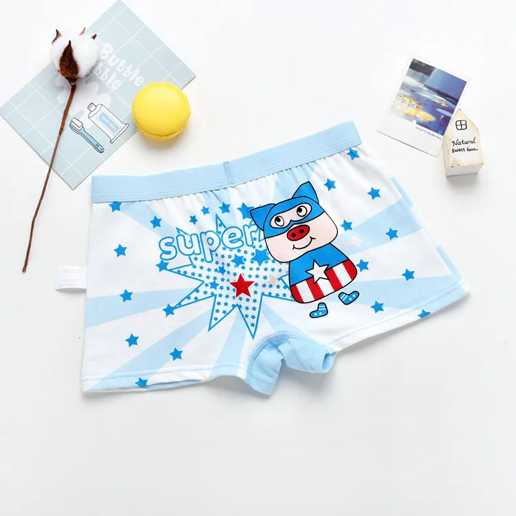 Трусы боксеры для мальчиков 4 шт./лот|Нижнее белье| |