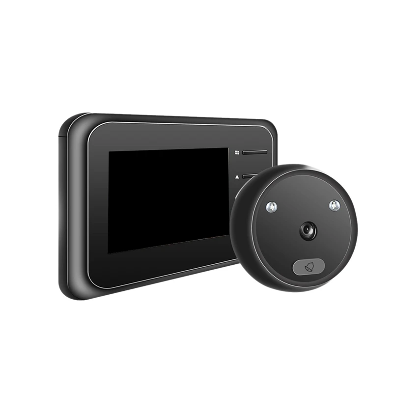 

Цифровой глазок с экраном 2,4 дюйма, дверной звонок с ИК ночным видением, электронный дверной глазок, дверной звонок, комнатный монитор R11