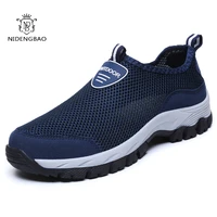mens shoes breathable slip on loafers men sneakers summer mesh casual shoe zapatos hombre outdoor walking footwear big size 49