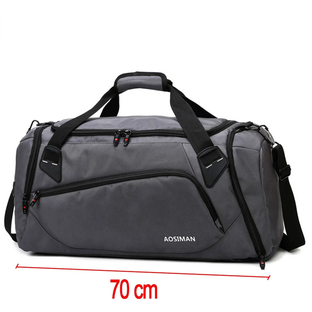 

70 см спортивная сумка, тренировочная сумка для спортзала, мужские и женские сумки для фитнеса, прочная многофункциональная сумка, уличная В...