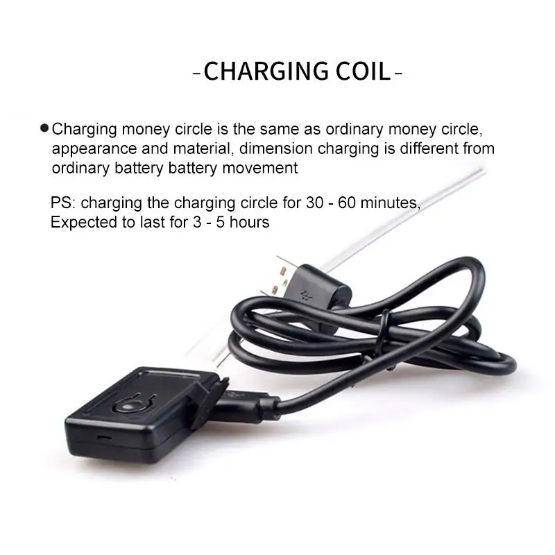 Ошейник для собак с зарядкой через USB перезаряжаемый светодиодный мигающий