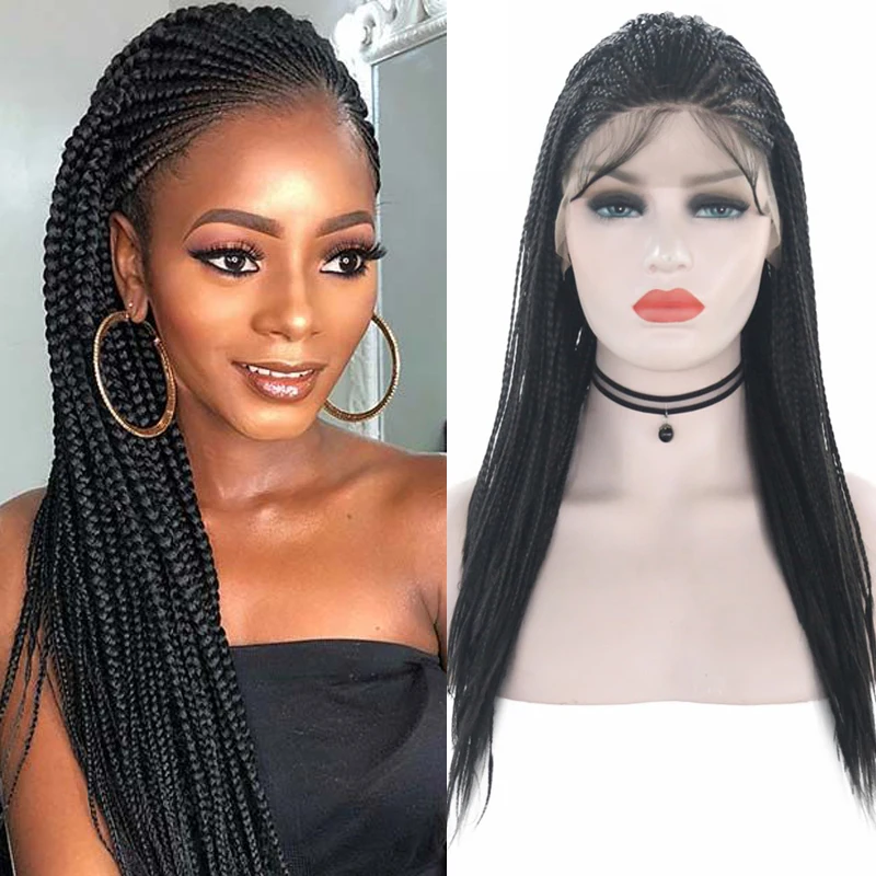 Парик черный харизма высокотемпературные волосы синтетический парик на сетке