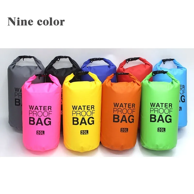 Водонепроницаемая сумка для улицы 2L/5L/10L/15L/20L/30L сухая телефона поясная плавания