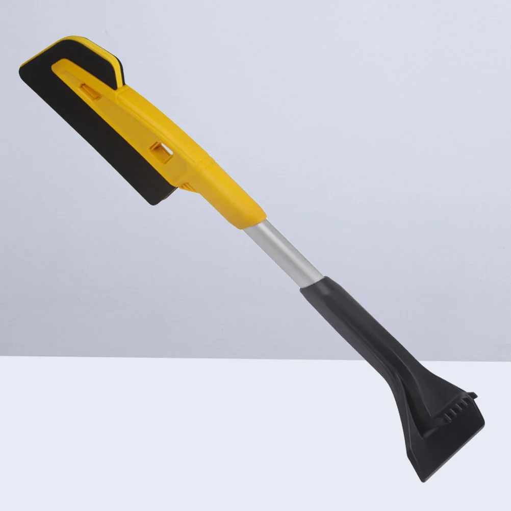 

Car Snow Scraper Brush Detachable Ice Scraper Hand Scraper Snow Remover for Car Electric Bike Window (Yellow)