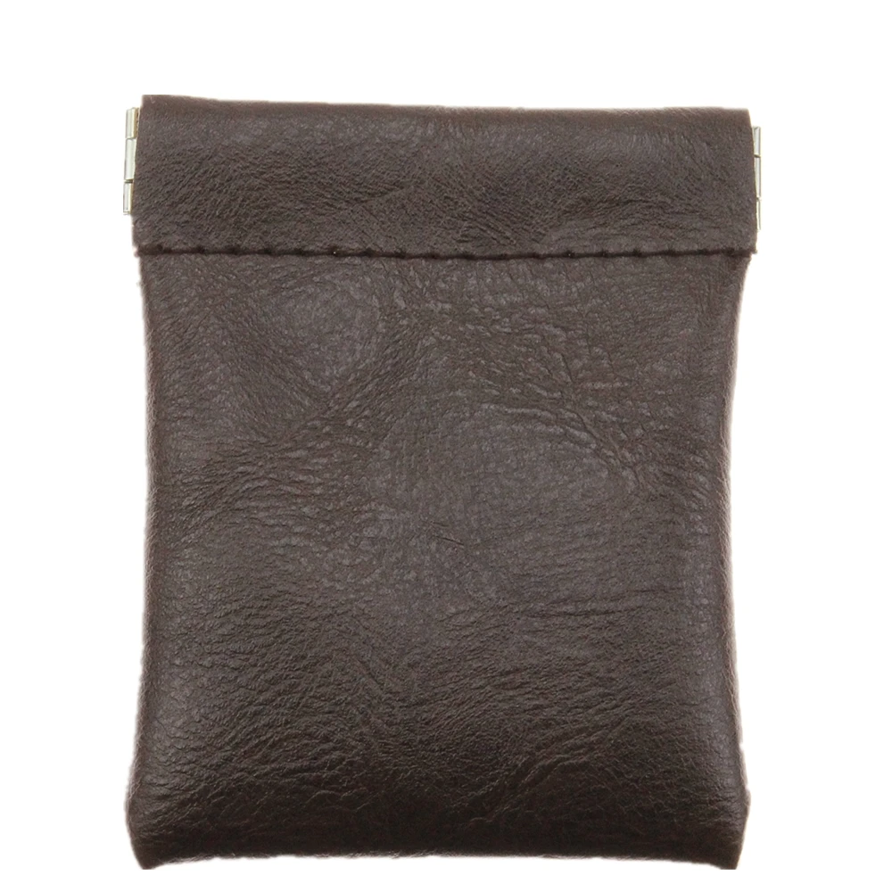 New Fashion Solid Brown Green Faux Sheepskin Pu Leather Coin Purse Women Men Small Short Wallet Bag Little Key Card Holder Gift | Багаж и