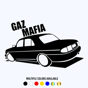 CK20359# наклейки на авто Gaz Mafia Волга водонепроницаемые наклейки на машину наклейка для авто автонаклейка стикер этикеты винила наклейки стайлинга автомобилей украшения на бампере автомобиля заднее стекло