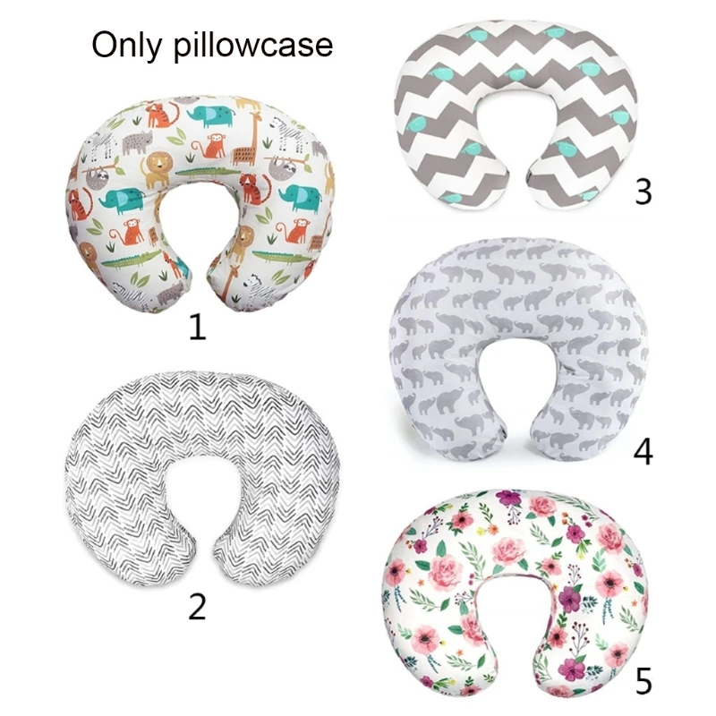 

Newborn Baby Nursing Pillows Cover Maternity U-Shaped Breastfeeding Pillow Slipcover Infant Cuddle Cotton Feeding Waist