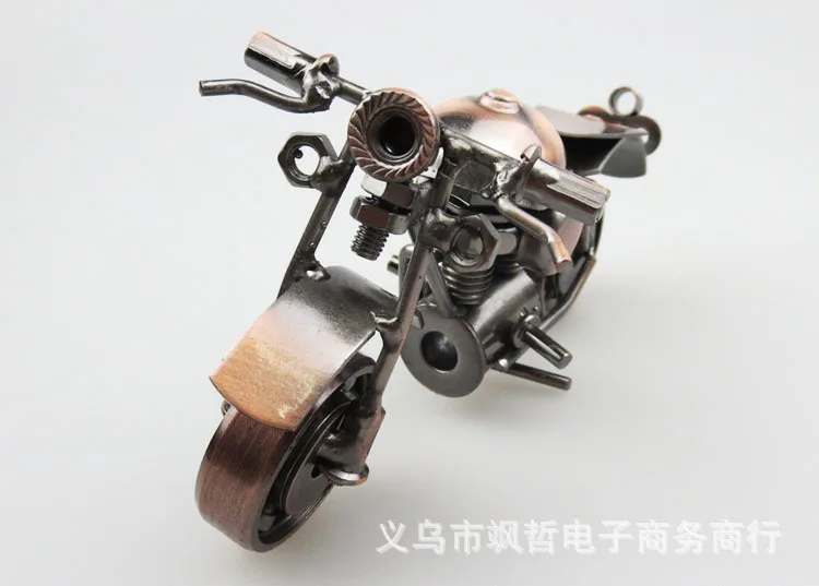 

15cmx6cmx7.5cm Iron Crafts Motorcycle Model Diecast Motorbike Motor Model Car Decoration Creative Boutique Student Birthday Gift