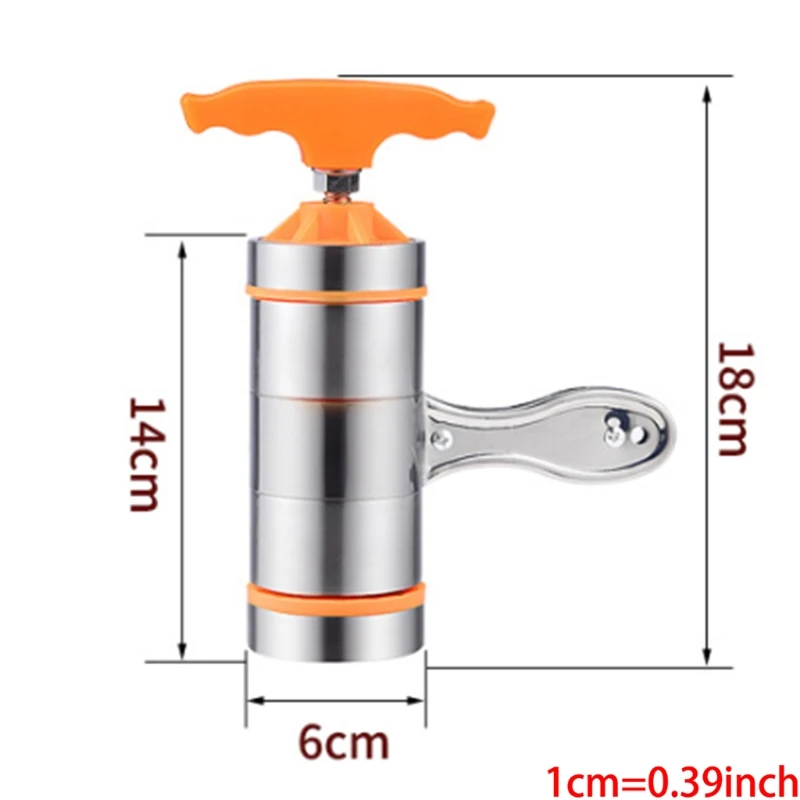 Бытовая ручная машина для изготовления макаронных изделий из нержавеющей стали