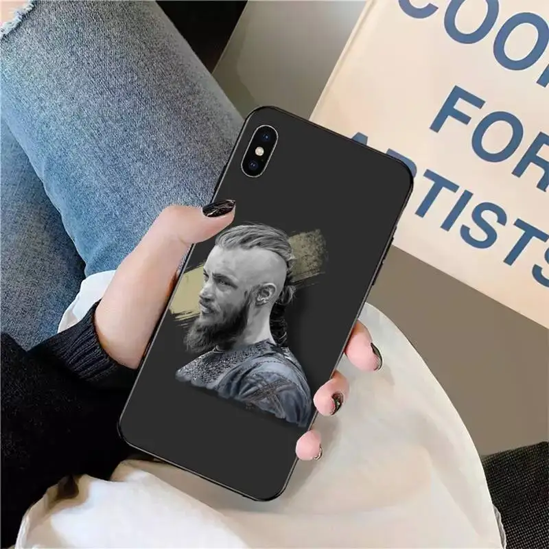 

Ragnar Lothbrok Vikings Phone Case for iPhone 11 12 pro XS MAX 8 7 6 6S Plus X 5S SE 2020 XR mini