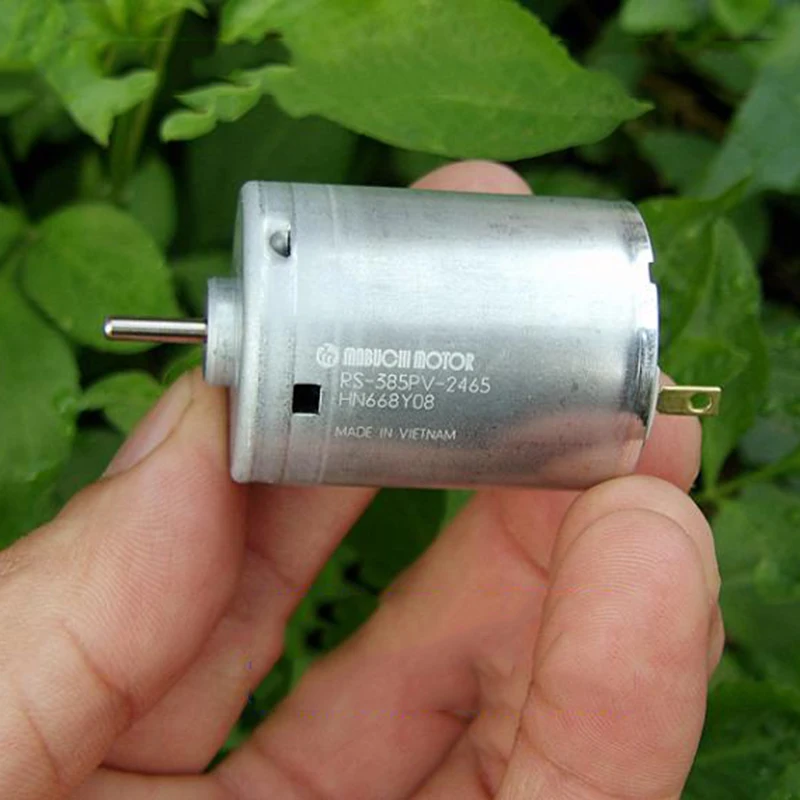 MABUCHI RS 385PV 2465 DC 12 24 В 18500 об/мин высокоскоростная карбоновая щетка Mini 385