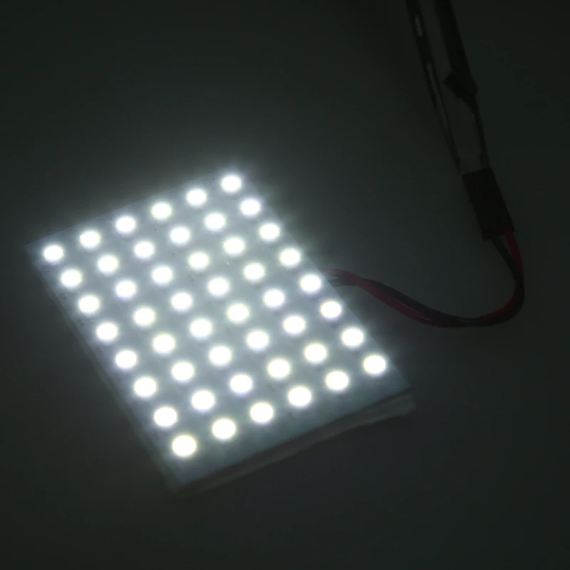 Posbay светодиодный панельный 12SMD 24SMD 36SMD 48SMD белый автомобиль чтения карты лампы T10