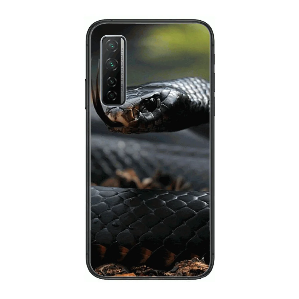 

Hand Snake Flower Snake Phone Case For Huawei Nova p10 lite 7 6 5 4 3 Pro i p Smart ZBlack Etui 3D Coque Painting Hoesje