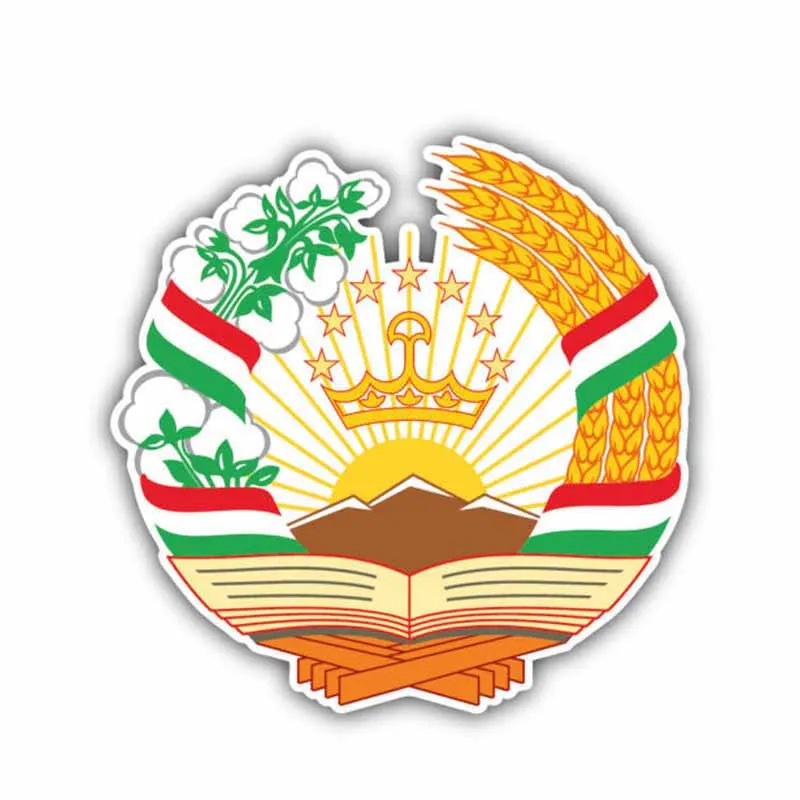 

Creative Tajikistan Coat of Arms Car Sticker Motorcycle Decal Cover Scratches Waterproof Pvc 10.8CM X 10.8CM
