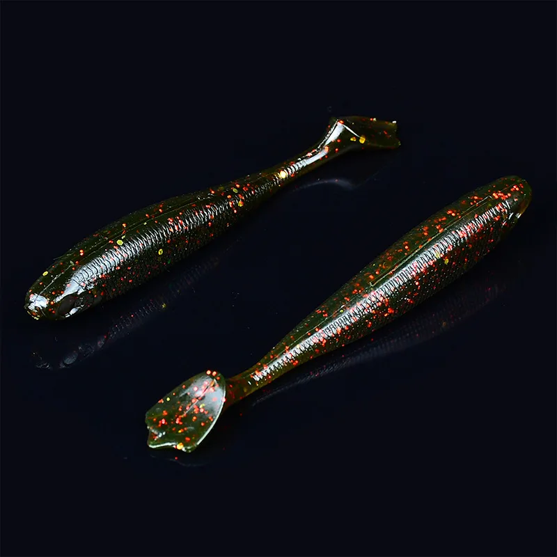 JACKFISH, 10 шт./лот, мягкие приманки, 7 см/2 г, 10 см/6 г, ручная работа, Т-образный хвост, запах соли, силиконовая приманка в виде мухи, вобберы для ловли карпа, приманки, рыболовные снасти