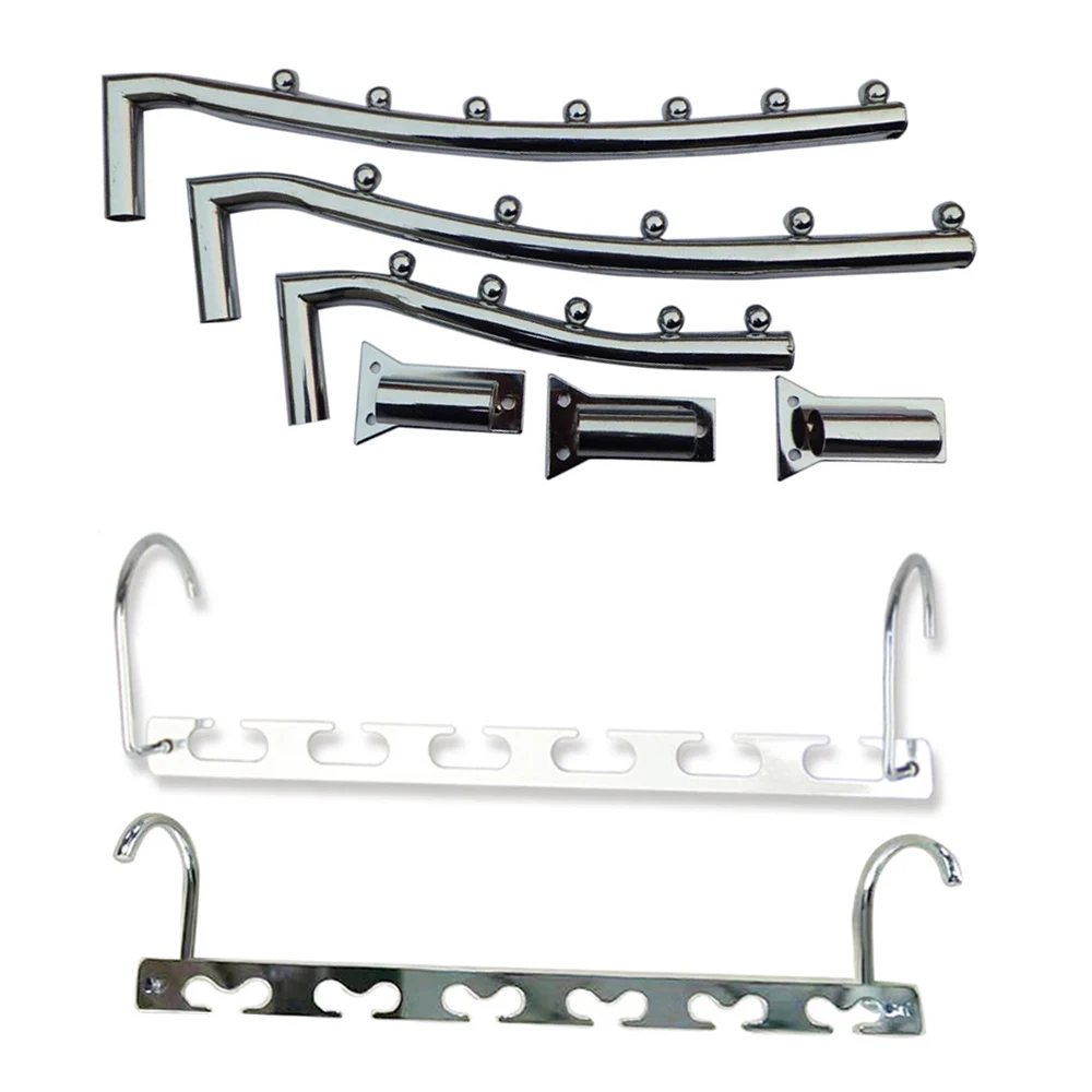 Вешалка для одежды крючок настенное крепление поворотный рычаг нержавеющая