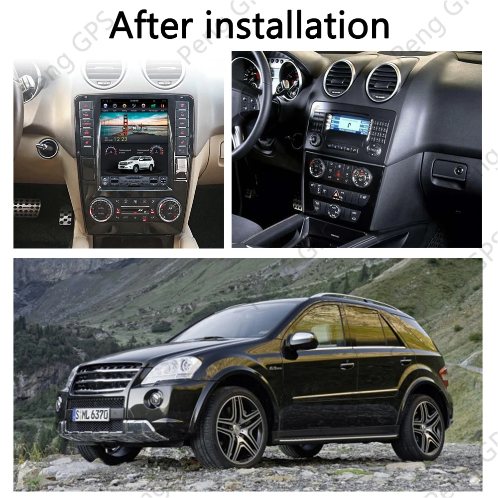 Tesla Android автомобильный мультимедийный радио без dvd-плеера для Mercedes-Benz GL ML W164 X164 2005-2011 gps навигация головное устройство аудио
