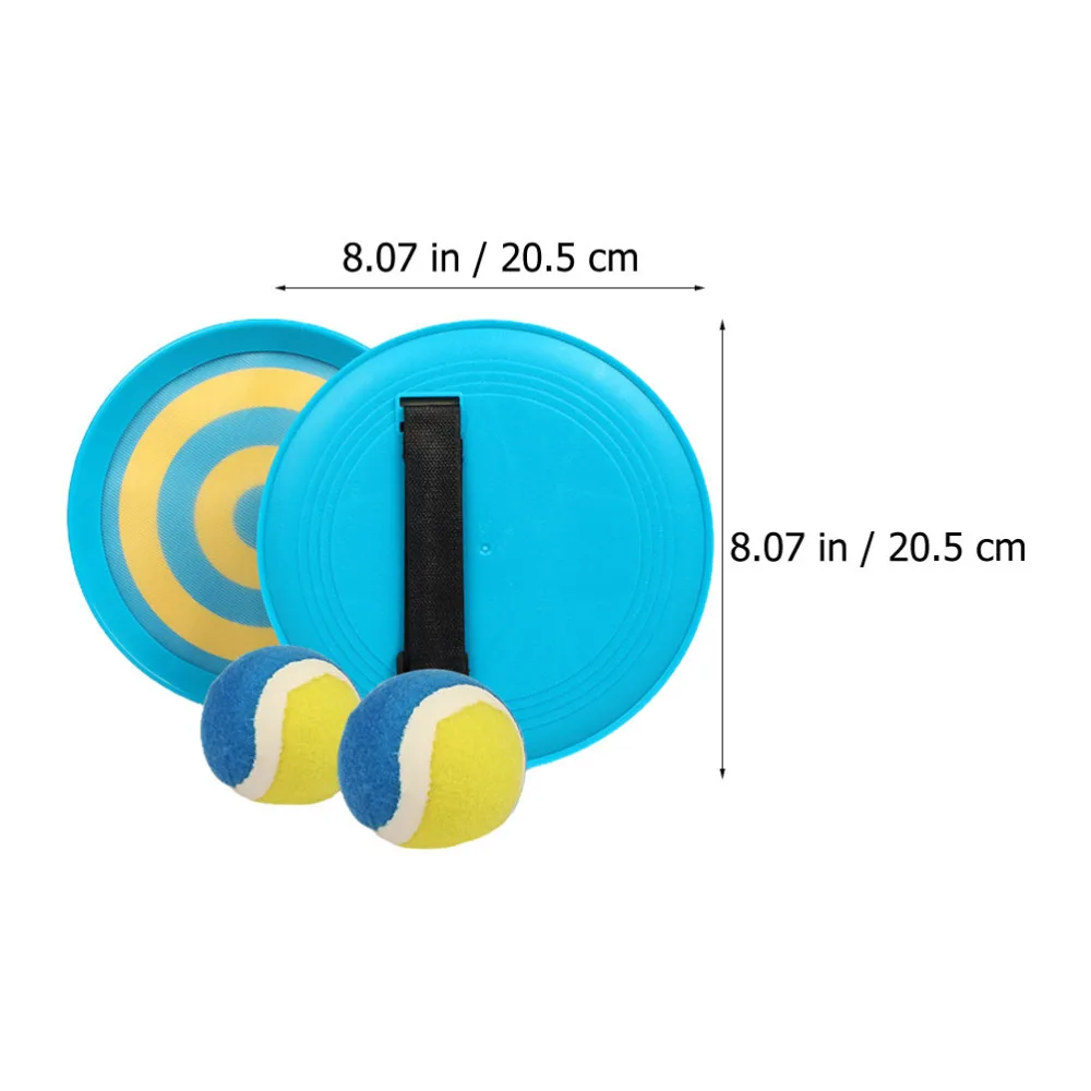 

2 Sets Catch Game and Paddles Fun Sticky for Children