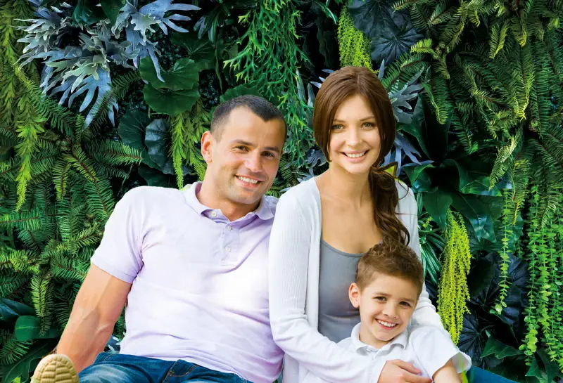 Фотофон для студийной фотосъемки с изображением тропических джунглей