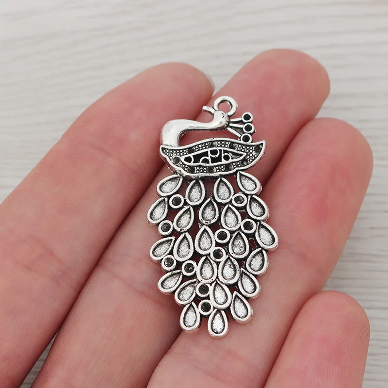 Шпилька животного павлина 20 x фурнитура для изготовления ювелирных изделий