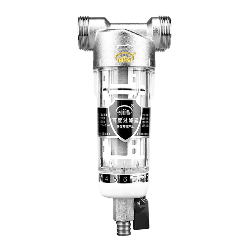 

DN15-25 Household Pre-filter Backwash Tap Water Pipeline Water Purifier Kitchen Whole House Water Filter System Sediment Filter